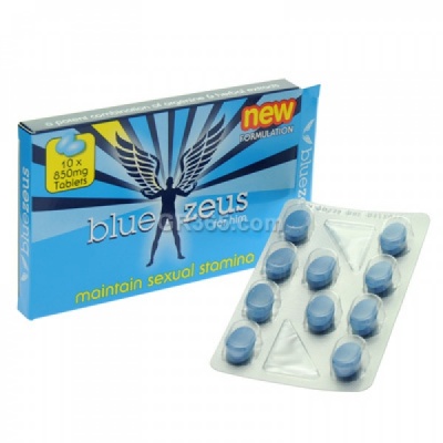 Blue Zeus 10 x 850mg Packs