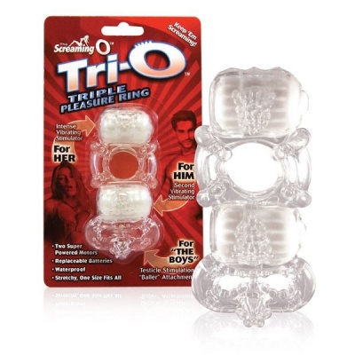 SCREAMING O TRI-O VIBRATING RING